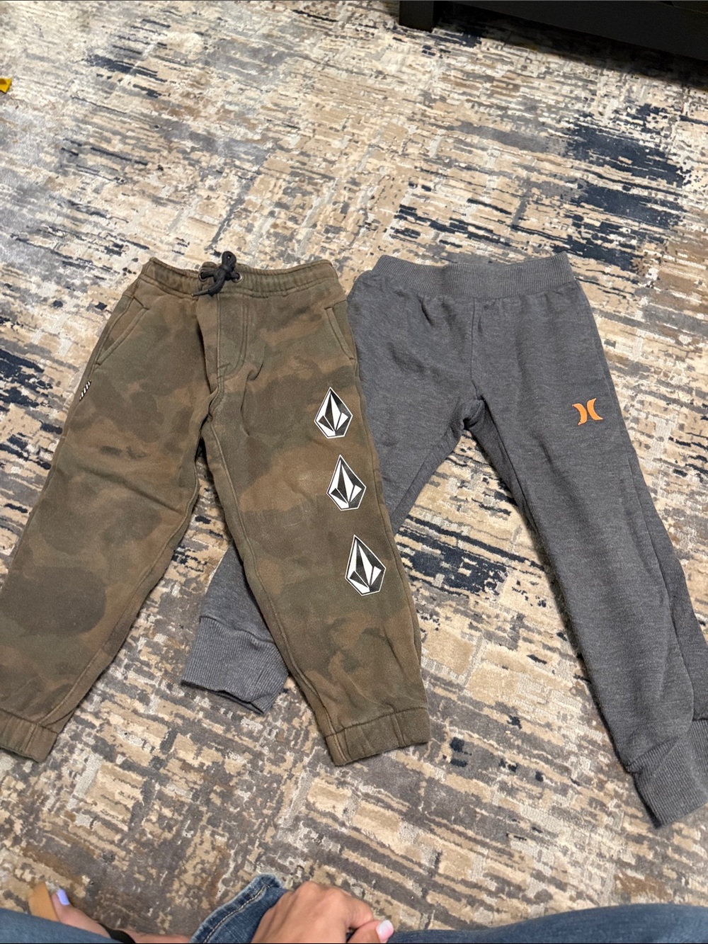Volcom Boys Camo Joggers & Gray Joggers Set